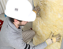 Foto van isolatiemateriaal 