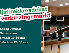 Uitnodiging voor verkiezingsdebat op 9 maart in de Cammeleur