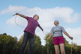 Vitaliteitsmarkt met valrisico-test
